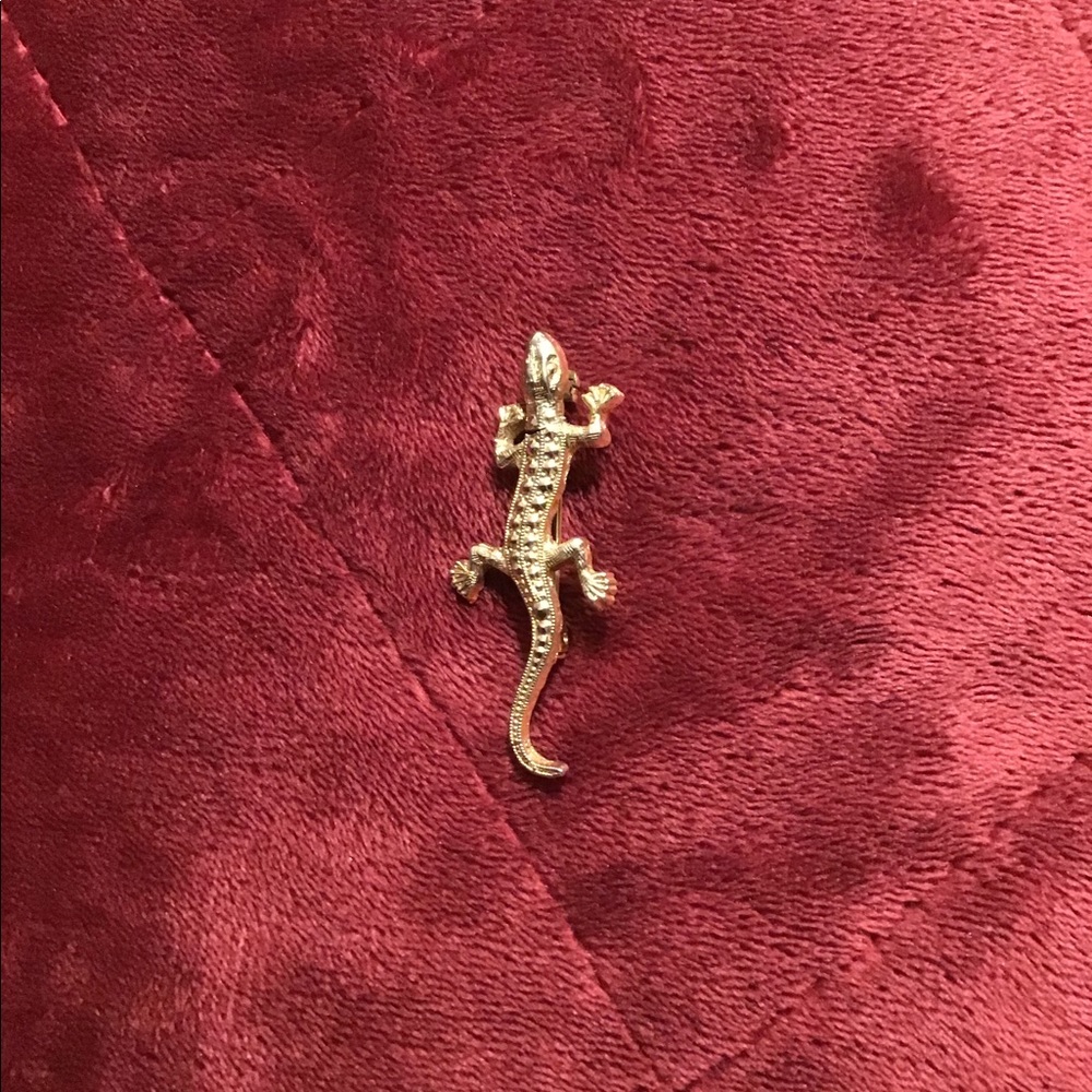 2/$15 Gold Lizard Pin